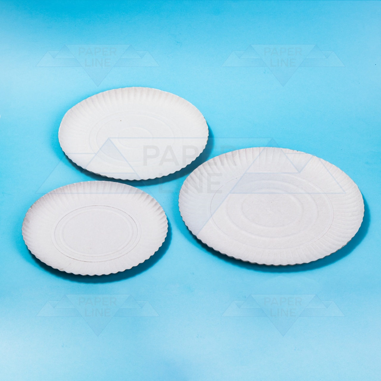 Farfurie din carton, rotund