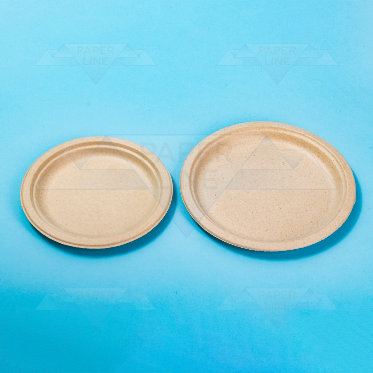 Farfurie din carton natur, rotund