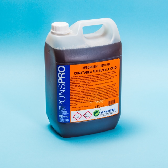 Detergent pentru curățarea plitelor la cald Ponspro