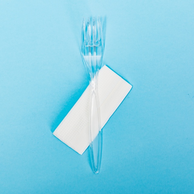 Set furculiță cu șervețel