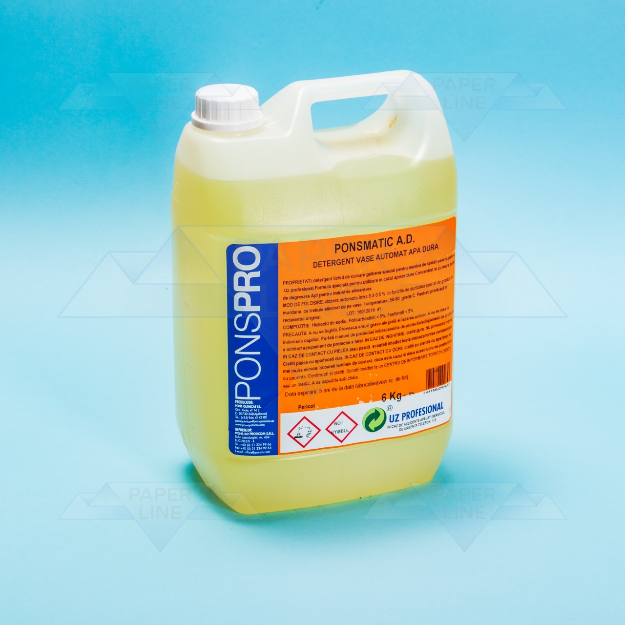 Detergent pentru vase, automat, apă dură Ponspro