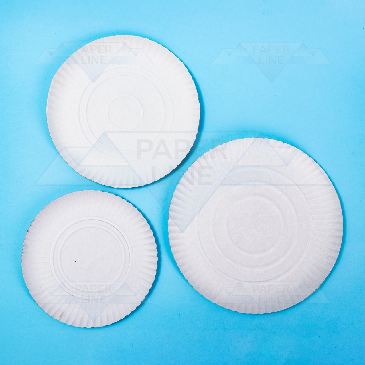 Farfurie din carton, rotund