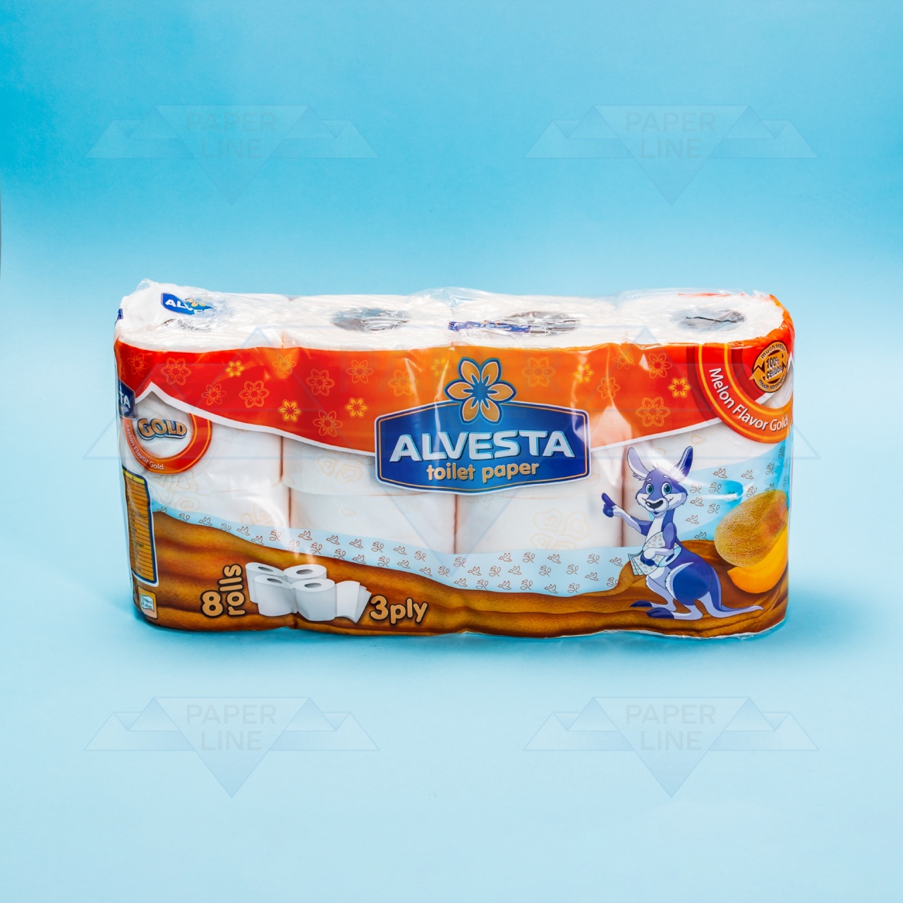 Hârtie igienică Alvesta Melon Flavor Gold